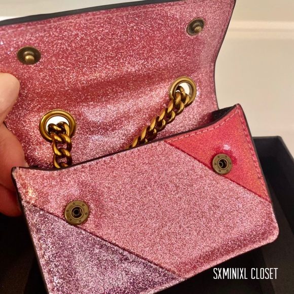 🎀💜NEW💜Kurt Geiger Micro Kensington crossbody bag/shoulder bag/pink comb - Picture 4 of 11